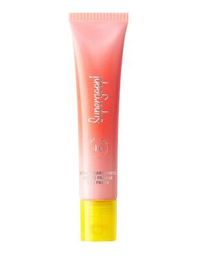 Supergoop! Glow Gloss Lip Balm SPF 40 | Strawberry Spritz | NEW SKINCARE